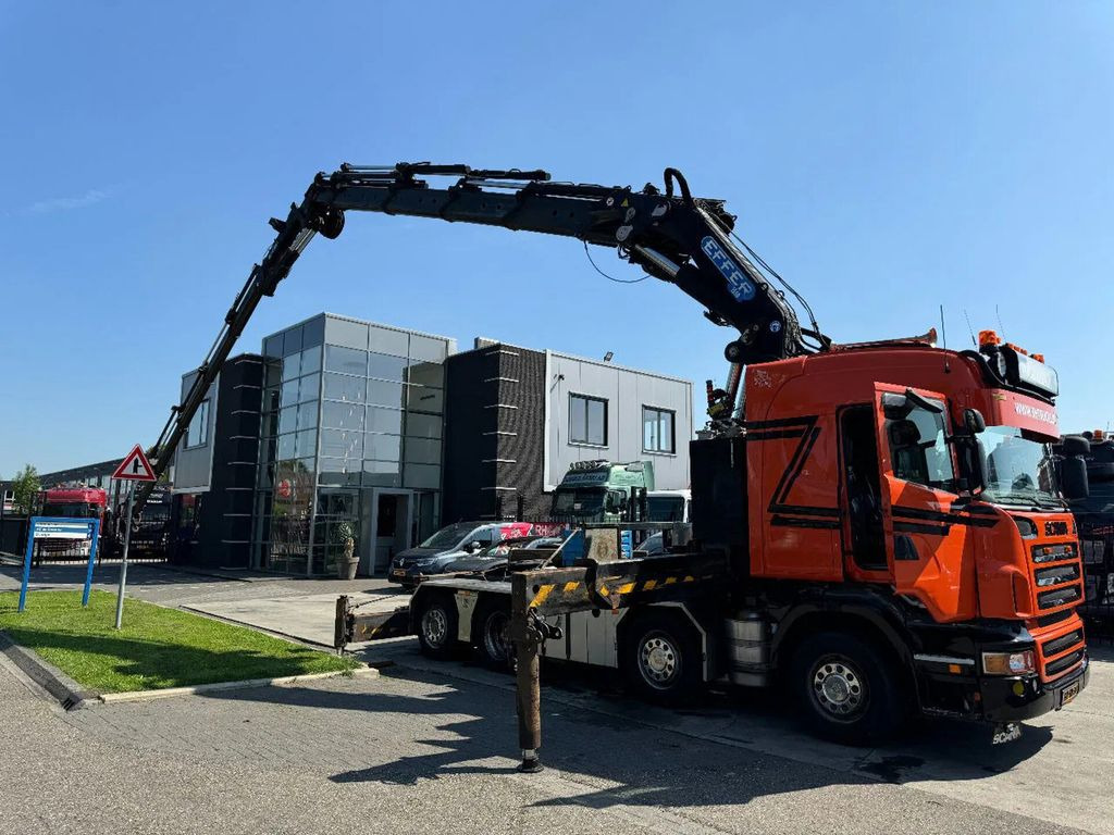 Scania R560 V8 8X2 + EFFER CRANE 1550 6S + FLYJIP 6XHYD - 트랙터 유닛 : 사진 4 Scania R560 V8 8X2 + EFFER CRANE 1550 6S + FLYJIP 6XHYD - 트랙터 유닛 : 사진 4