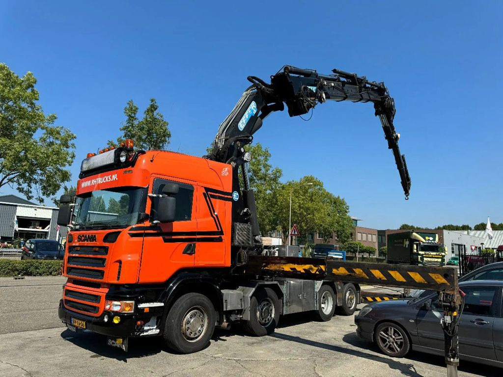 Scania R560 V8 8X2 + EFFER CRANE 1550 6S + FLYJIP 6XHYD - 트랙터 유닛 : 사진 2 Scania R560 V8 8X2 + EFFER CRANE 1550 6S + FLYJIP 6XHYD - 트랙터 유닛 : 사진 2