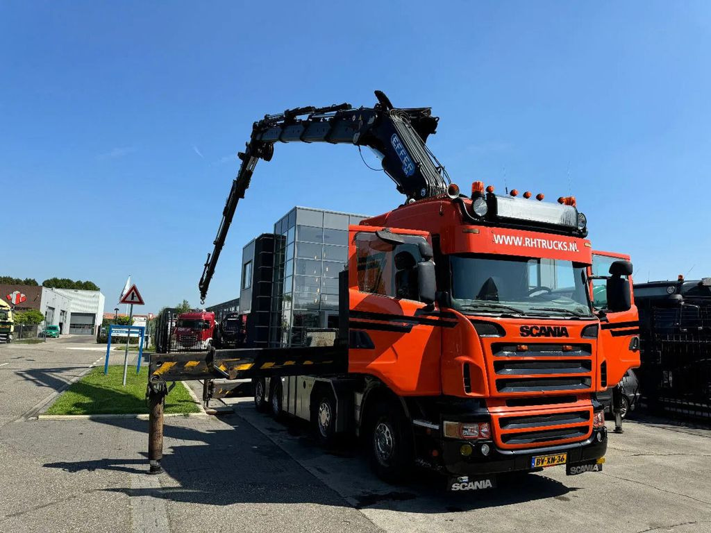 Scania R560 V8 8X2 + EFFER CRANE 1550 6S + FLYJIP 6XHYD - 트랙터 유닛 : 사진 3 Scania R560 V8 8X2 + EFFER CRANE 1550 6S + FLYJIP 6XHYD - 트랙터 유닛 : 사진 3