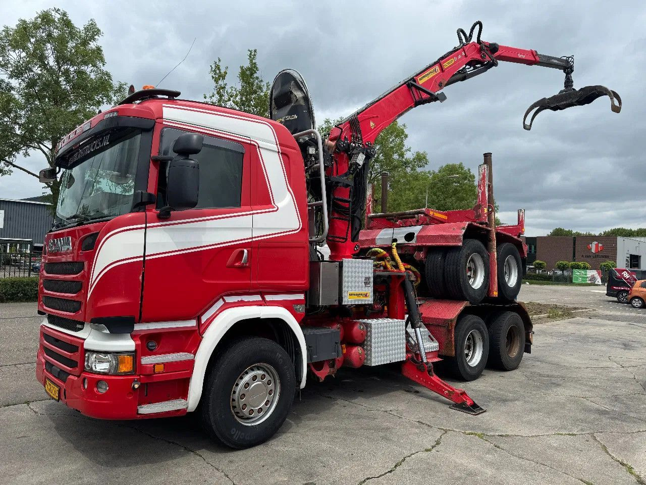Scania R580 6X4 EPSILON S270L88 2 AXLE HANGER - 목재 트럭 : 사진 3 Scania R580 6X4 EPSILON S270L88 2 AXLE HANGER - 목재 트럭 : 사진 3