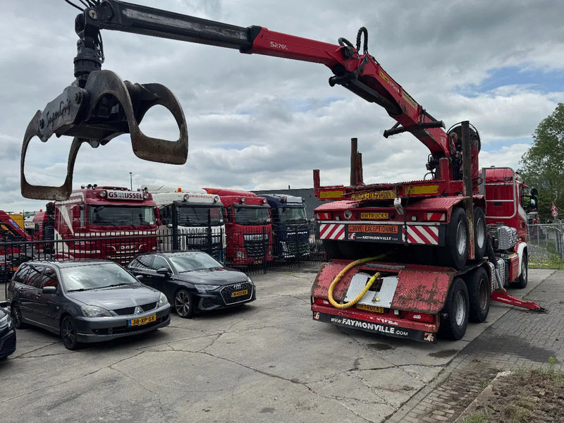 크레인 트럭 Scania R580 V8 6X4 EPSILON S270L88 2 AXLE HANGER : 사진 7