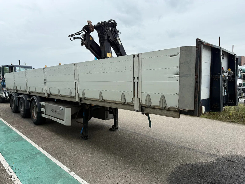 Van Hool VHLO-205 AN, HIAB 099E-1HIPRO REMOTE CONTROLE - 드롭사이드/ 플랫베드 세미 트레일러 : 사진 2 Van Hool VHLO-205 AN, HIAB 099E-1HIPRO REMOTE CONTROLE - 드롭사이드/ 플랫베드 세미 트레일러 : 사진 2