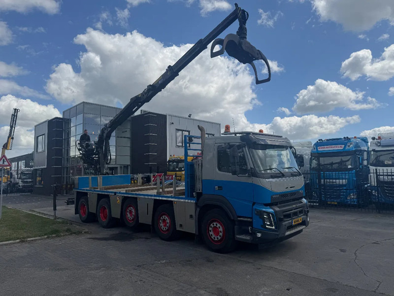 Volvo FMX 460 10X4 HIAB J2640ZT + HULTDINS GRIJPER HUB REDUCTION - 드롭사이드/ 플랫베드 트럭, 크레인 트럭 : 사진 3 Volvo FMX 460 10X4 HIAB J2640ZT + HULTDINS GRIJPER HUB REDUCTION - 드롭사이드/ 플랫베드 트럭, 크레인 트럭 : 사진 3