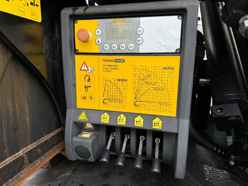 드롭사이드/ 플랫베드 트럭, 크레인 트럭 Volvo FMX 460 8X4 PALFINGER PK53002 + FLY JIP AN REMOT : 사진 6