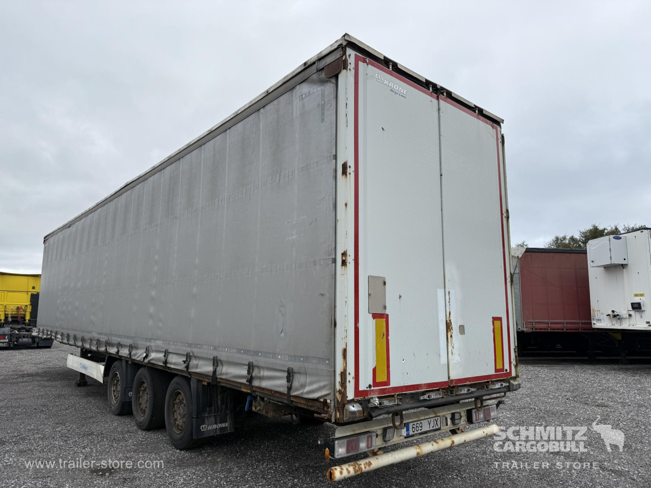 KRONE Curtainsider Mega - 커튼사이더 세미 트레일러 : 사진 1 KRONE Curtainsider Mega - 커튼사이더 세미 트레일러 : 사진 1