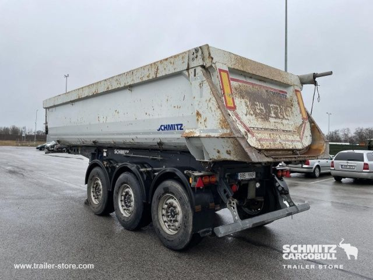 SCHMITZ Tipper Steel half pipe body 24m³ - 덤프 세미 트레일러 : 사진 1 SCHMITZ Tipper Steel half pipe body 24m³ - 덤프 세미 트레일러 : 사진 1