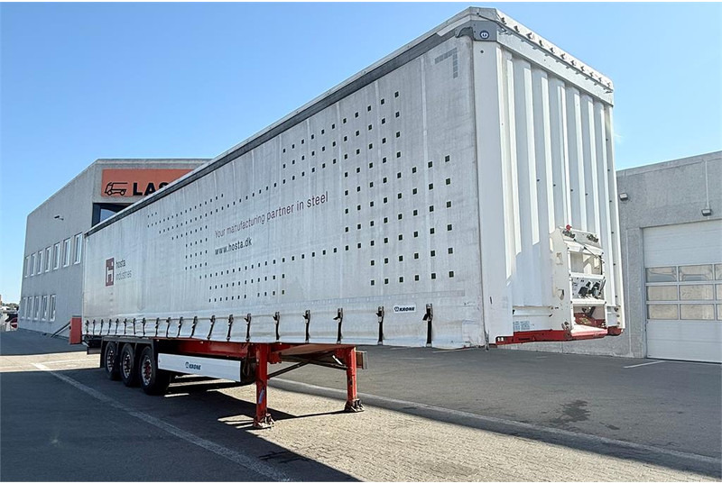 Krone 34 pl. - 커튼사이더 세미 트레일러 : 사진 2 Krone 34 pl. - 커튼사이더 세미 트레일러 : 사진 2