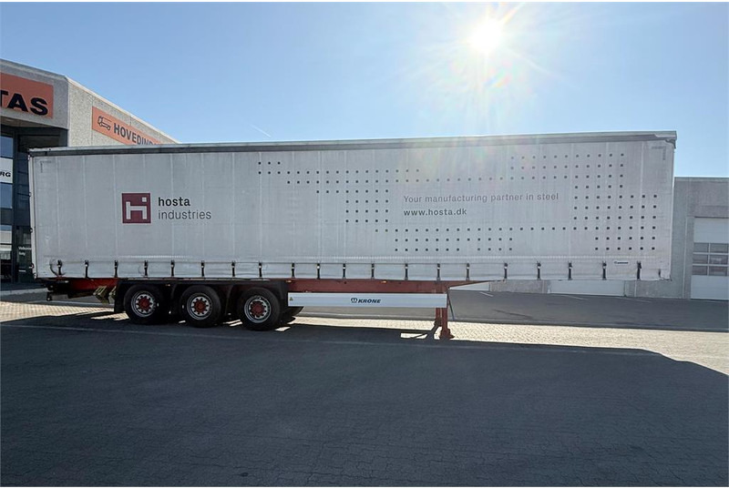 Krone 34 pl. - 커튼사이더 세미 트레일러 : 사진 3 Krone 34 pl. - 커튼사이더 세미 트레일러 : 사진 3