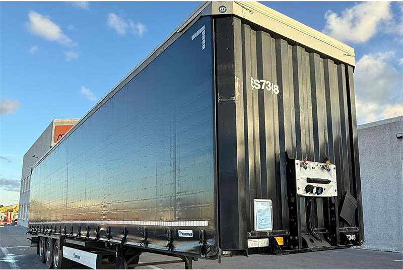 Krone 34 pl. - 커튼사이더 세미 트레일러 : 사진 2 Krone 34 pl. - 커튼사이더 세미 트레일러 : 사진 2