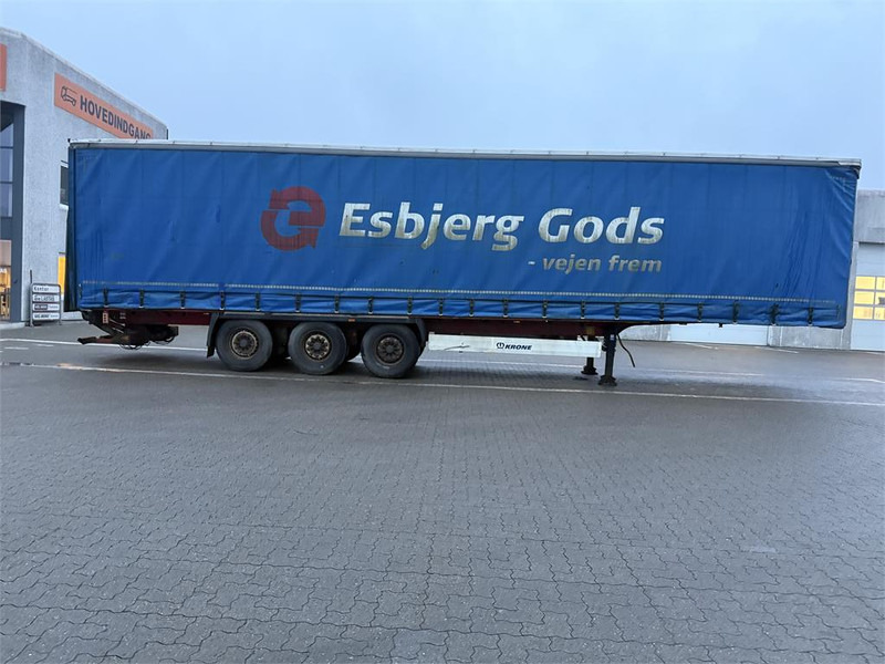 Krone 34 pl. - 커튼사이더 세미 트레일러 : 사진 3 Krone 34 pl. - 커튼사이더 세미 트레일러 : 사진 3