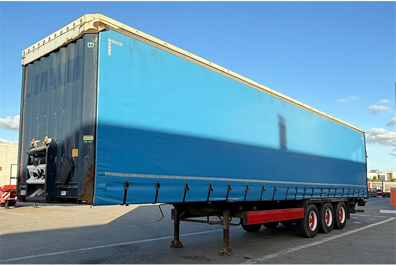 Krone 34 pl. - 커튼사이더 세미 트레일러 : 사진 1 Krone 34 pl. - 커튼사이더 세미 트레일러 : 사진 1