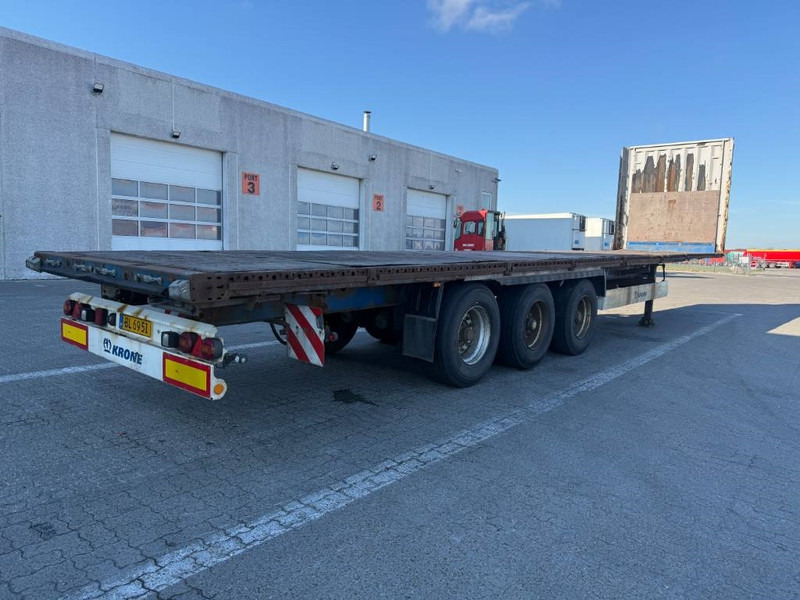 Krone Flatbed / Flachbettauflieger / Ladtrailer - 드롭사이드/ 플랫베드 세미 트레일러 : 사진 3 Krone Flatbed / Flachbettauflieger / Ladtrailer - 드롭사이드/ 플랫베드 세미 트레일러 : 사진 3