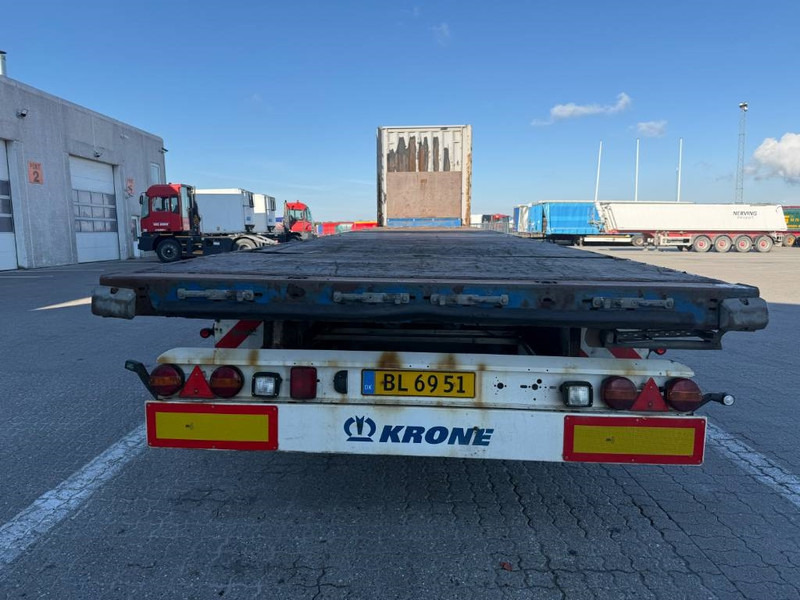Krone Flatbed / Flachbettauflieger / Ladtrailer - 드롭사이드/ 플랫베드 세미 트레일러 : 사진 4 Krone Flatbed / Flachbettauflieger / Ladtrailer - 드롭사이드/ 플랫베드 세미 트레일러 : 사진 4