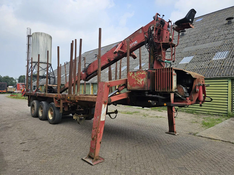 Doll 20T Crane - 6 meter extendable - 목재 세미 트레일러 : 사진 3 Doll 20T Crane - 6 meter extendable - 목재 세미 트레일러 : 사진 3