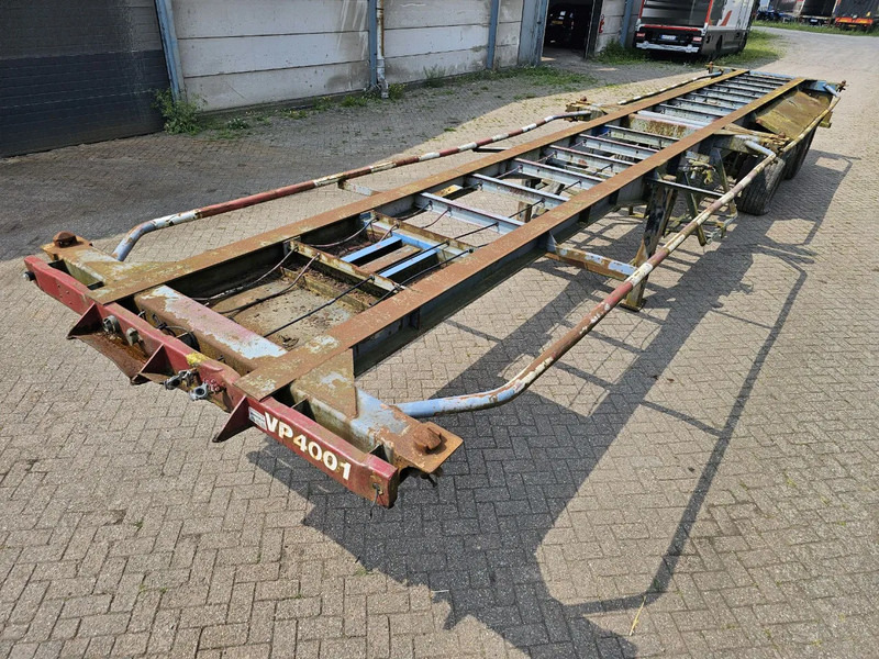 Fruehauf 2 axle - Steelspring - widespread - 컨테이너 운반 장치/ 스와프 보디 세미 트레일러 : 사진 1 Fruehauf 2 axle - Steelspring - widespread - 컨테이너 운반 장치/ 스와프 보디 세미 트레일러 : 사진 1