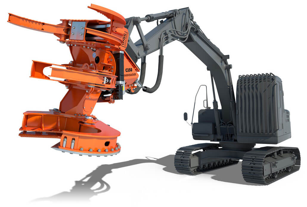 WESTTECH Woodcracker CL 350 - 부착물 크롤러 굴삭기 용 : 사진 2 WESTTECH Woodcracker CL 350 - 부착물 크롤러 굴삭기 용 : 사진 2
