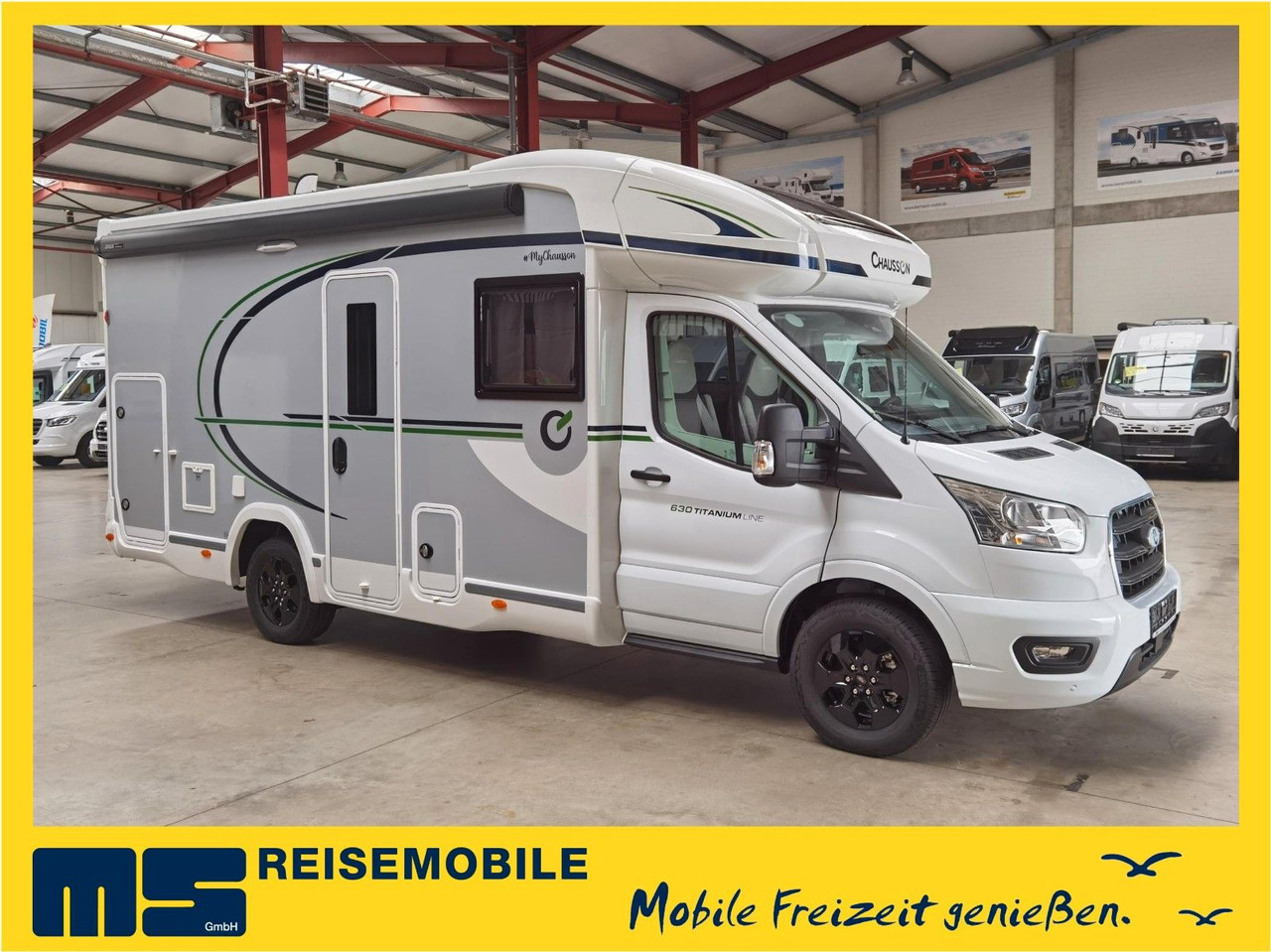 Chausson 630 TITANIUM / - 2026 - / EINZEL. - HUBBETTEN - 세미 통합 모터홈 : 사진 1 Chausson 630 TITANIUM / - 2026 - / EINZEL. - HUBBETTEN - 세미 통합 모터홈 : 사진 1