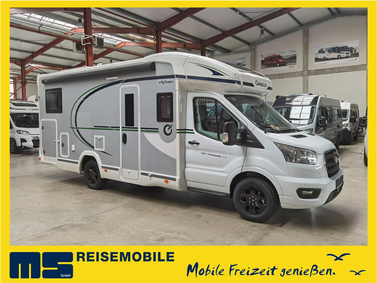 Chausson 797 TITANIUM / - 2026 - / 4.1T. / EINZELBETTEN - 세미 통합 모터홈 : 사진 1 Chausson 797 TITANIUM / - 2026 - / 4.1T. / EINZELBETTEN - 세미 통합 모터홈 : 사진 1