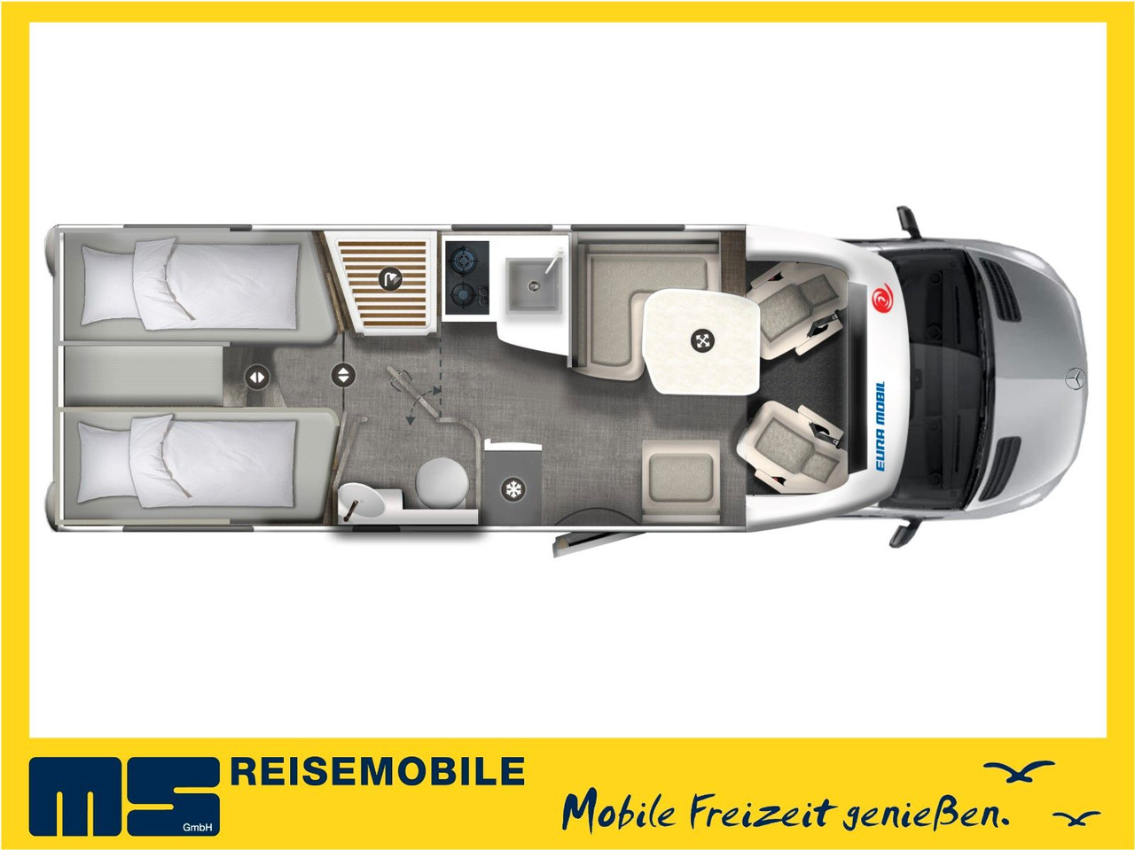 Eura Mobil PROFILA T 726 EB /-2025-/ MONDIAL PLUS & S-PAKET - 세미 통합 모터홈 : 사진 2 Eura Mobil PROFILA T 726 EB /-2025-/ MONDIAL PLUS & S-PAKET - 세미 통합 모터홈 : 사진 2