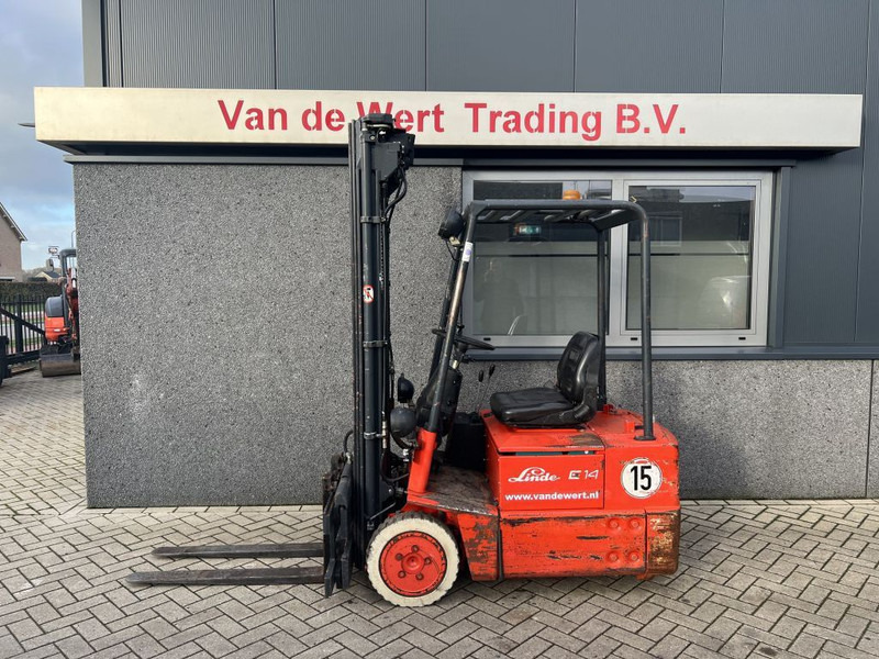 Linde e14 Heftruck Linde E14 Triplo 550 Freelift/Sideshift elektrisch - 전기 지게차 : 사진 1 Linde e14 Heftruck Linde E14 Triplo 550 Freelift/Sideshift elektrisch - 전기 지게차 : 사진 1