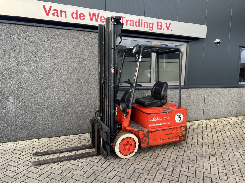 Linde e14 Heftruck Linde E14 Triplo 550 Freelift/Sideshift elektrisch - 전기 지게차 : 사진 3 Linde e14 Heftruck Linde E14 Triplo 550 Freelift/Sideshift elektrisch - 전기 지게차 : 사진 3
