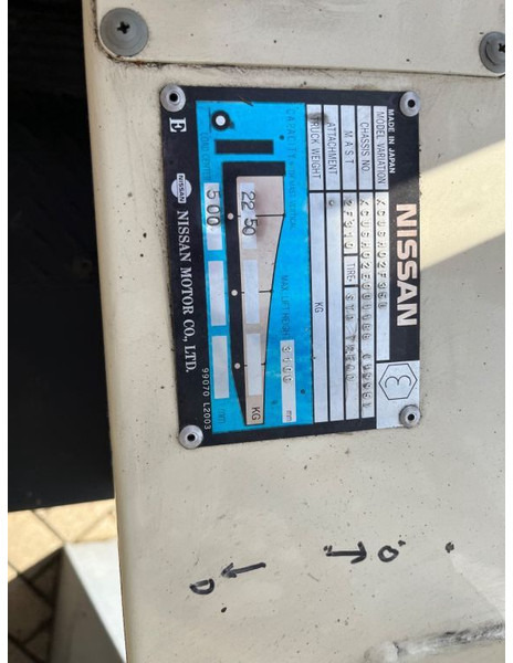 Nissan FG35U heftruck dulpo310 freelift 3e functie LPG COMPACT - LPG 지게차 : 사진 5 Nissan FG35U heftruck dulpo310 freelift 3e functie LPG COMPACT - LPG 지게차 : 사진 5