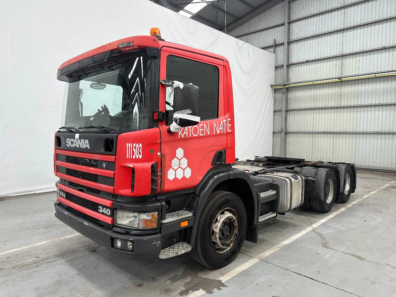 Scania P114-340 G 6x2-6x4 / compresseur - compressor / EURO 2 - 트랙터 유닛 : 사진 1 Scania P114-340 G 6x2-6x4 / compresseur - compressor / EURO 2 - 트랙터 유닛 : 사진 1