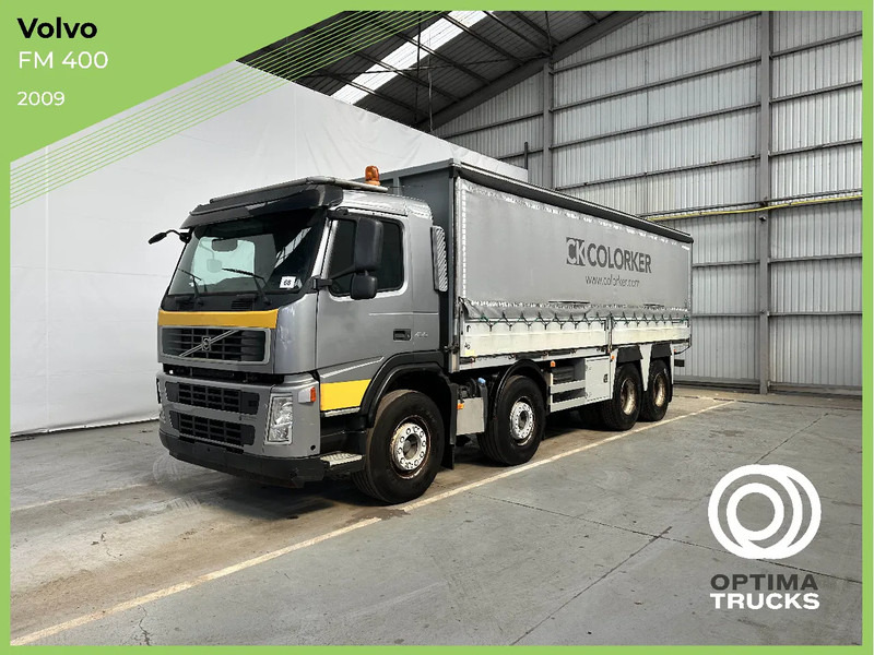 Volvo FM 400 AIRCO - 커튼사이더 트럭 : 사진 1 Volvo FM 400 AIRCO - 커튼사이더 트럭 : 사진 1