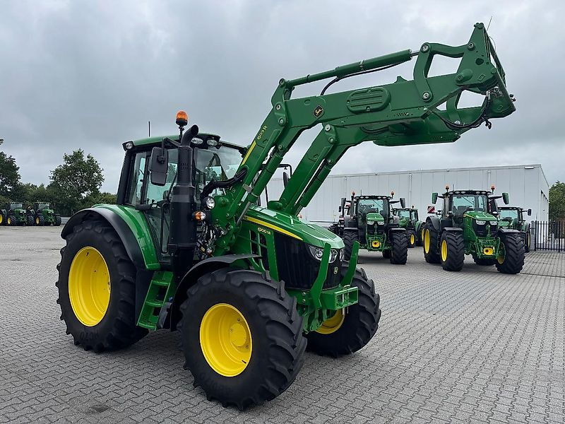 John Deere 6100M + VOORLADER 2024 710 UUR!!! - 장궤형 트랙터 : 사진 2 John Deere 6100M + VOORLADER 2024 710 UUR!!! - 장궤형 트랙터 : 사진 2
