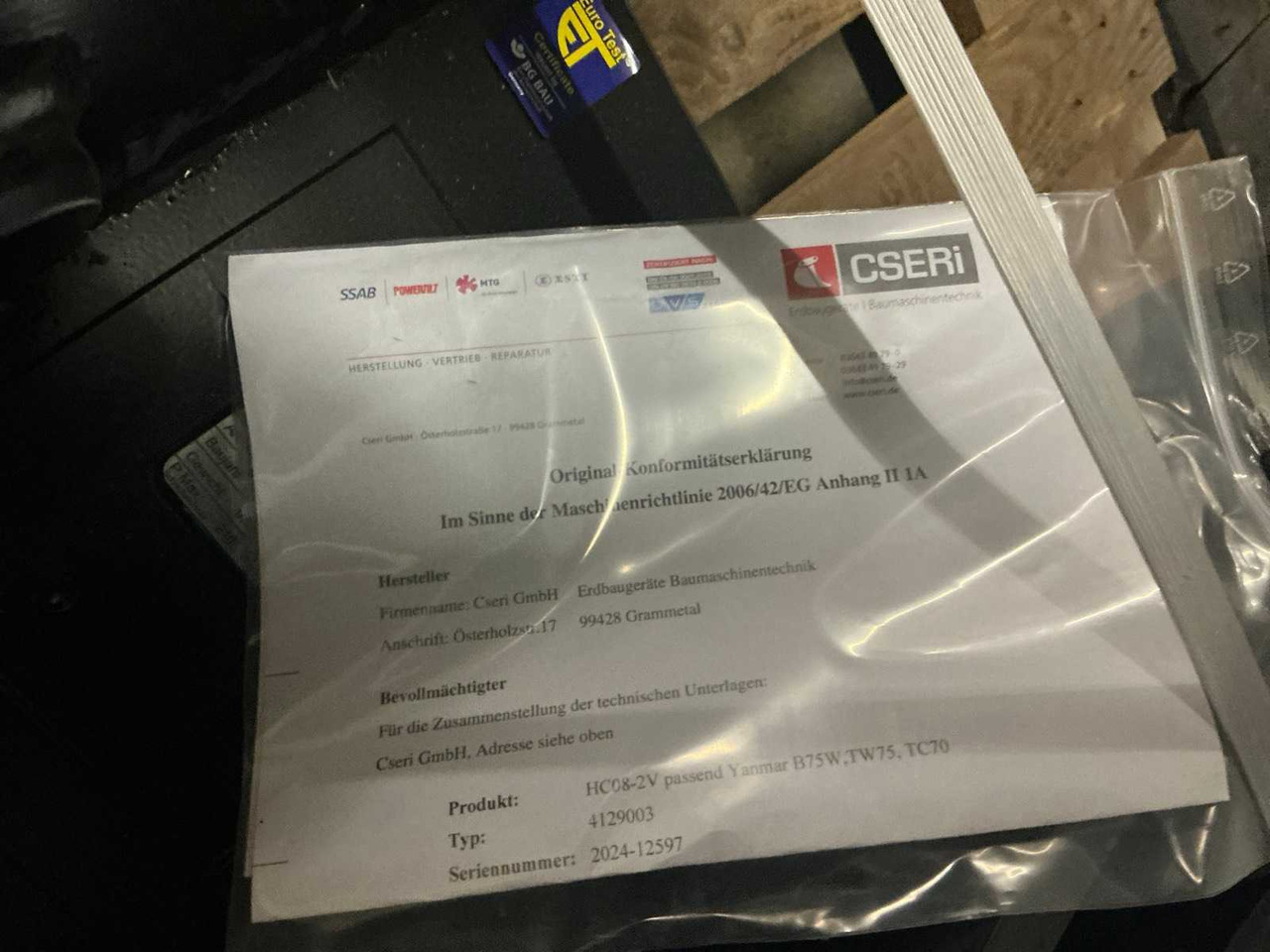 2024 YANMAR HC08-2V QUICK COUPLER, HYDR. - 휠 로더 : 사진 5 2024 YANMAR HC08-2V QUICK COUPLER, HYDR. - 휠 로더 : 사진 5