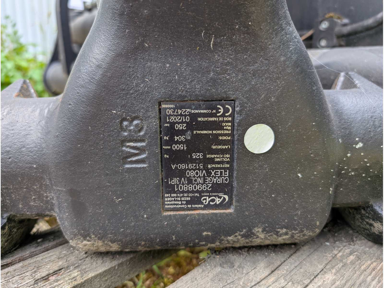 ACB (COUPLEURS & GODETS) SWIVEL SPOON 1500MM - MODULE 3 - 325 LITRES - 휠 로더 : 사진 3 ACB (COUPLEURS & GODETS) SWIVEL SPOON 1500MM - MODULE 3 - 325 LITRES - 휠 로더 : 사진 3