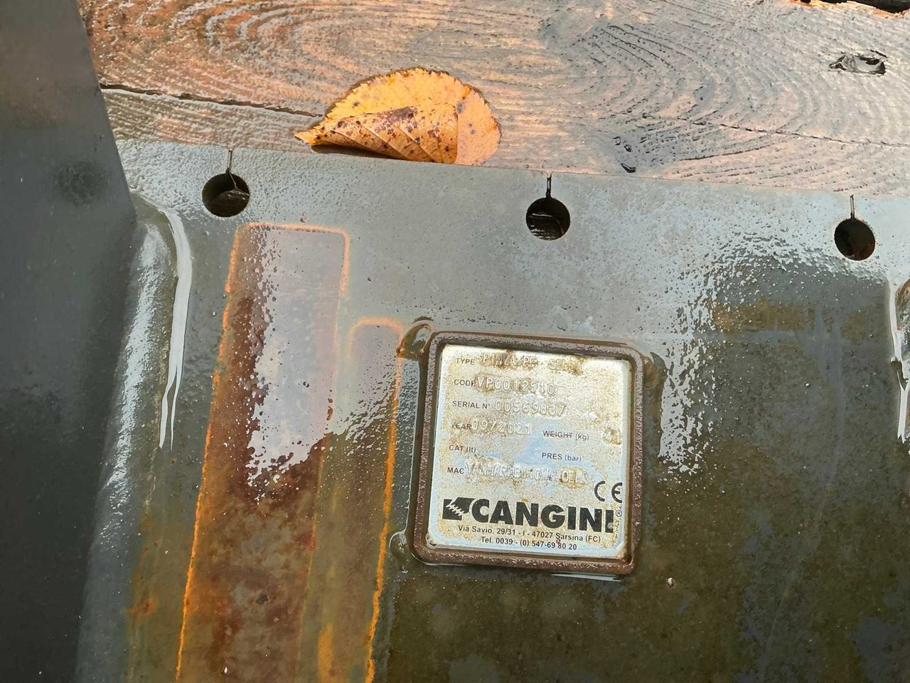 CANGINI - 2021 - ADAPTER PLATE WITH BOLT MOUNT - 휠 로더 : 사진 3 CANGINI - 2021 - ADAPTER PLATE WITH BOLT MOUNT - 휠 로더 : 사진 3
