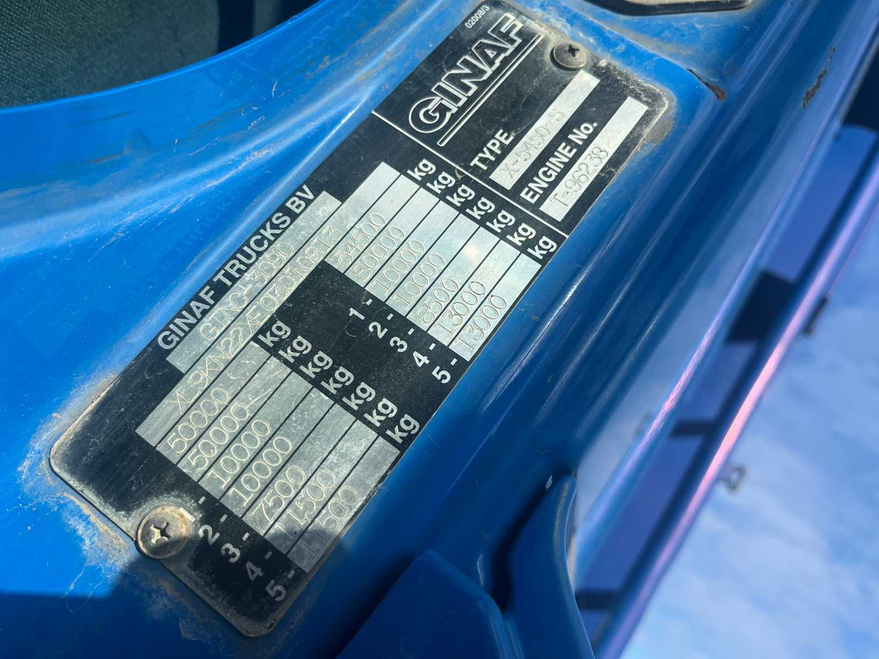 트럭 DAF - GINAF X5450 S - TRUCK - 2002 : 사진 20