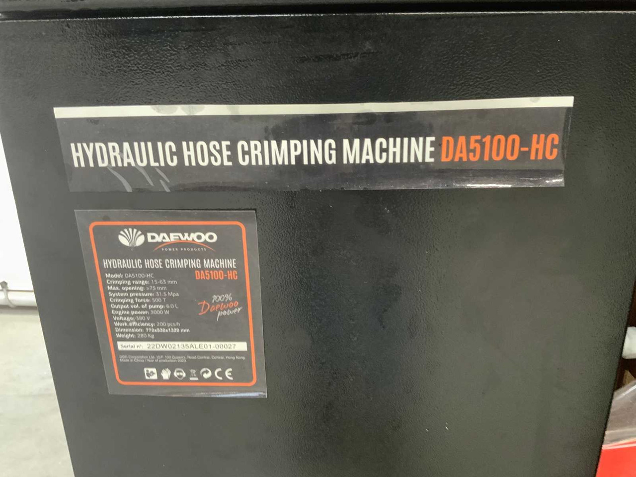 Daewoo DA5100-HC - 관개 시스템 : 사진 5 Daewoo DA5100-HC - 관개 시스템 : 사진 5