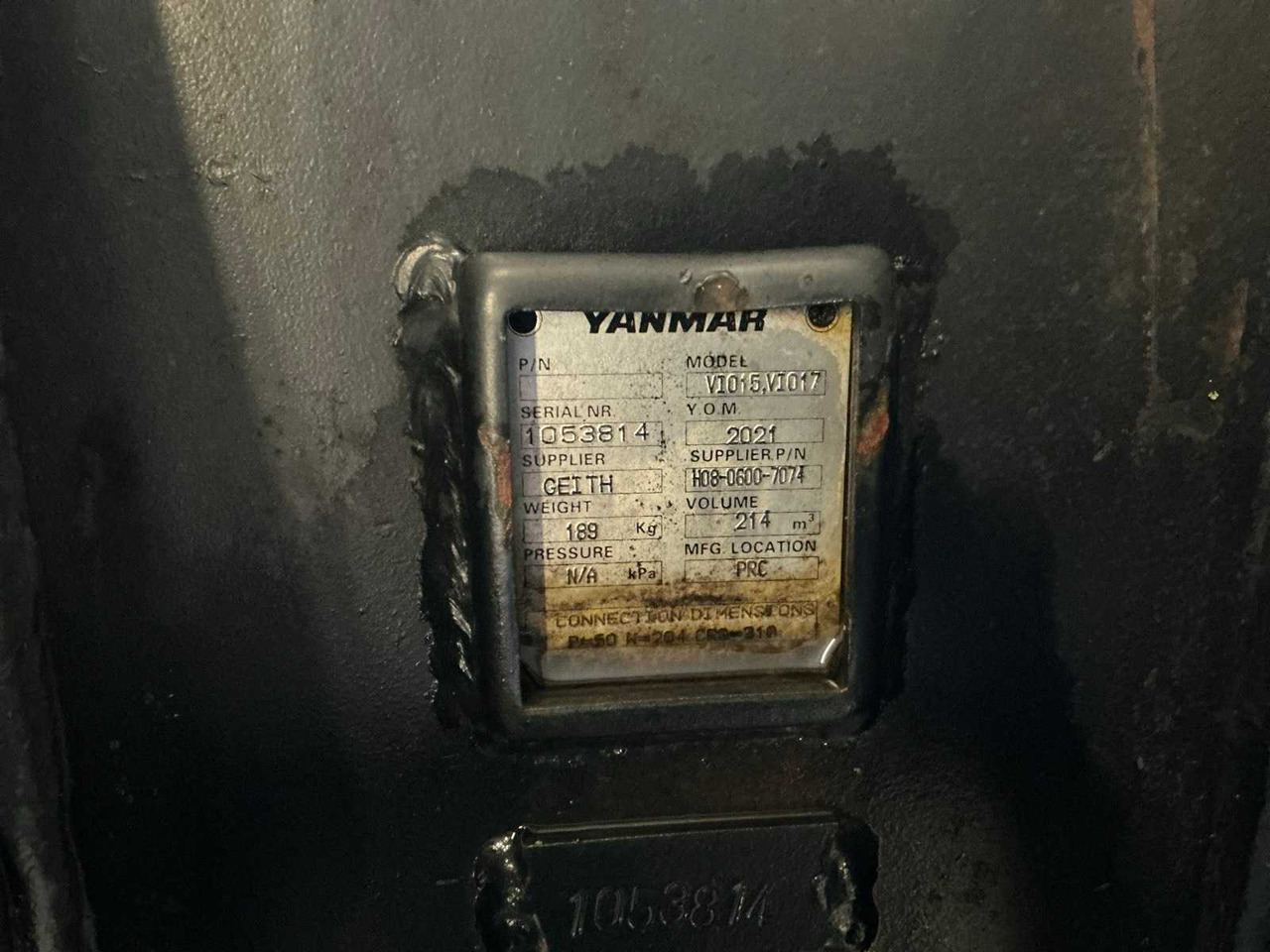 GEITH - 2021 - BUCKET FOR YANMAR B75W B95W - 휠 로더 : 사진 5 GEITH - 2021 - BUCKET FOR YANMAR B75W B95W - 휠 로더 : 사진 5