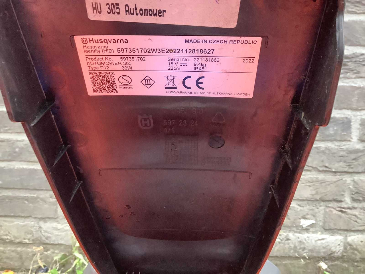 Husqvarna 305 - 정원 모어 : 사진 5 Husqvarna 305 - 정원 모어 : 사진 5