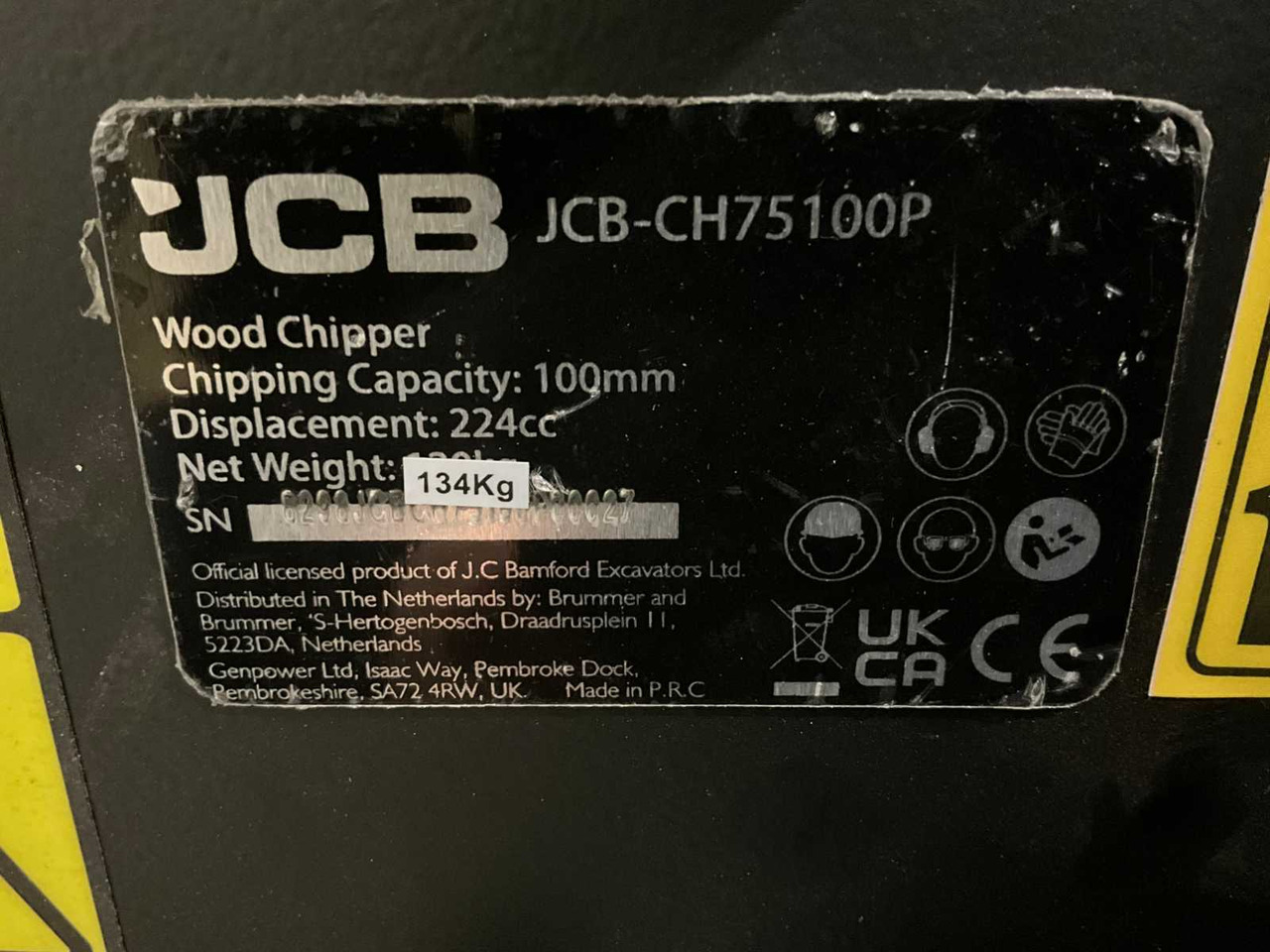 톱밥 제조기 JCB CH75100P : 사진 15