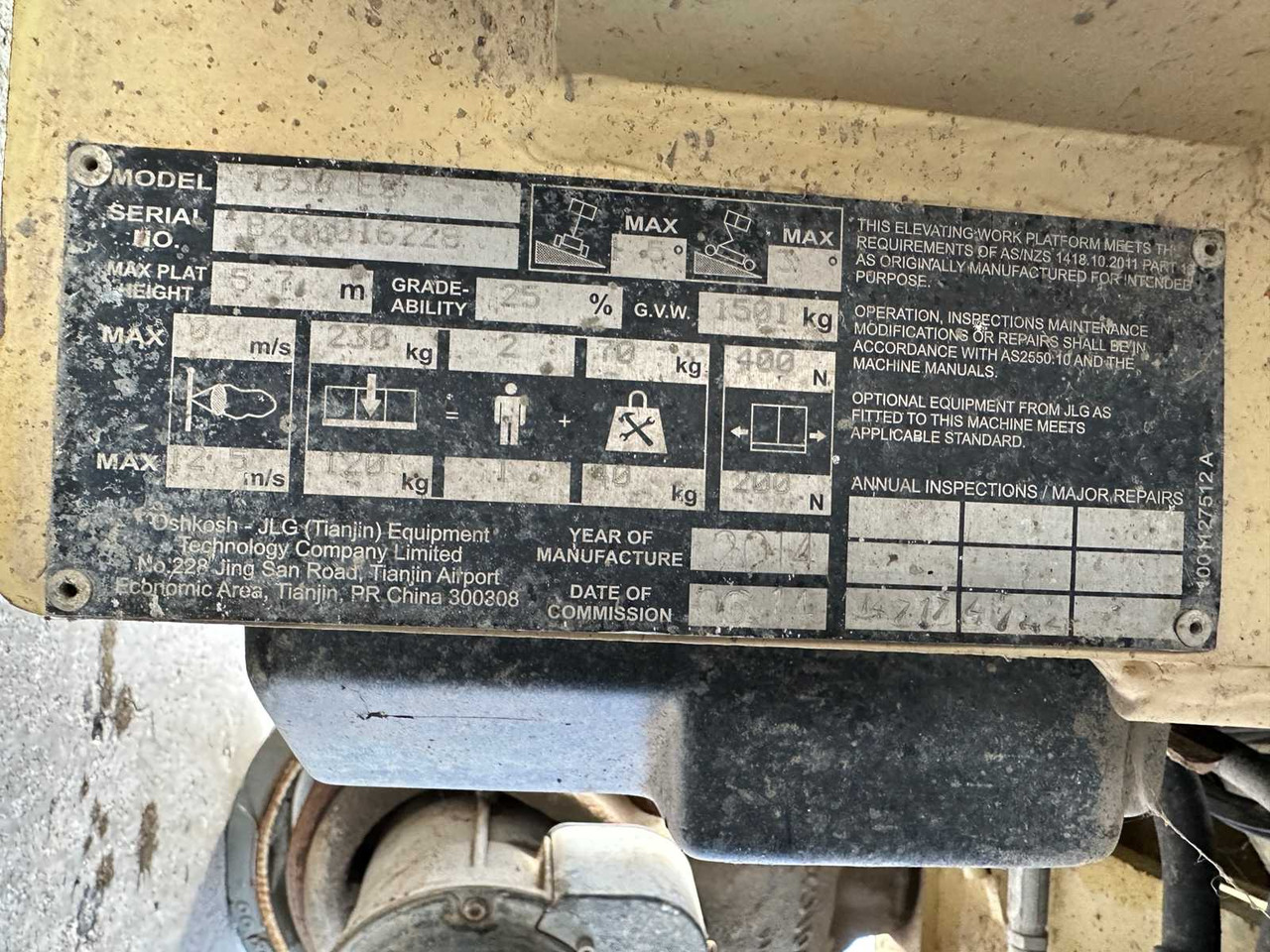 고가작업 플랫폼 JLG - 2014 - 1930ES - AERIAL PLATFORM : 사진 36 고가작업 플랫폼 JLG - 2014 - 1930ES - AERIAL PLATFORM : 사진 36