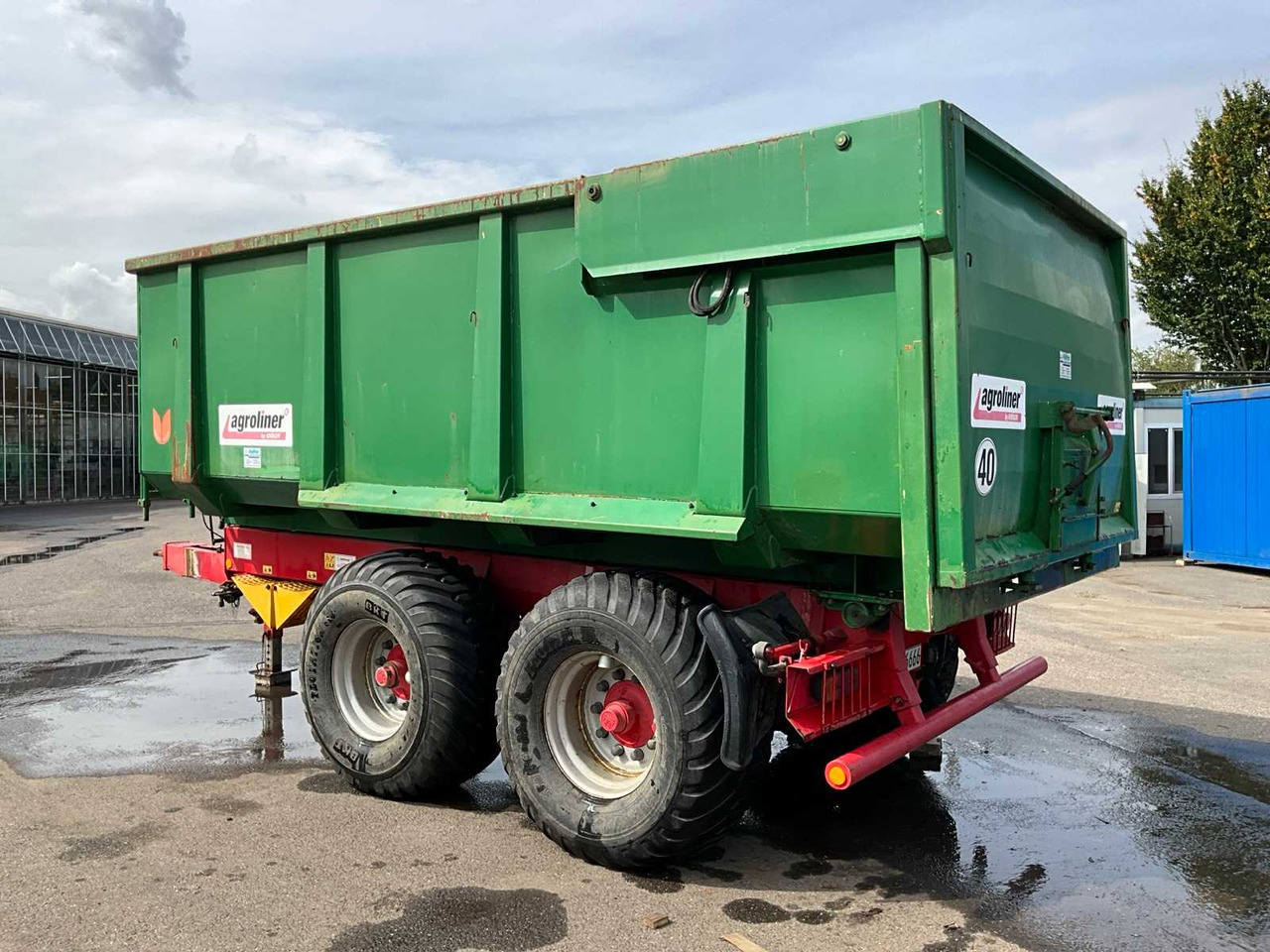 Kröger-Agroliner MUK 303 - 농장 티핑 트레일러/ 덤프 : 사진 4 Kröger-Agroliner MUK 303 - 농장 티핑 트레일러/ 덤프 : 사진 4
