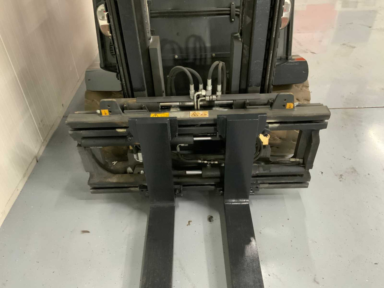 LINDE E50 - 4.1M DUPLEX, FORK POSITIONER, SIDE-SHIFT, LONG FORKS - FORKLIFT - 지게차 : 사진 4 LINDE E50 - 4.1M DUPLEX, FORK POSITIONER, SIDE-SHIFT, LONG FORKS - FORKLIFT - 지게차 : 사진 4