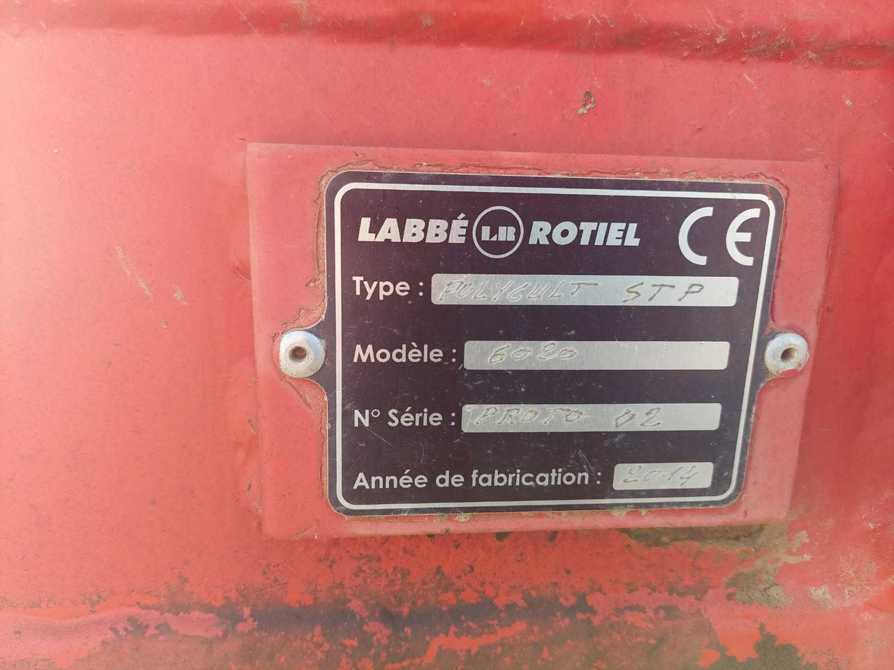 Labbé & Rotiel Polycult STP 6020 - 로터베이터 : 사진 5 Labbé & Rotiel Polycult STP 6020 - 로터베이터 : 사진 5