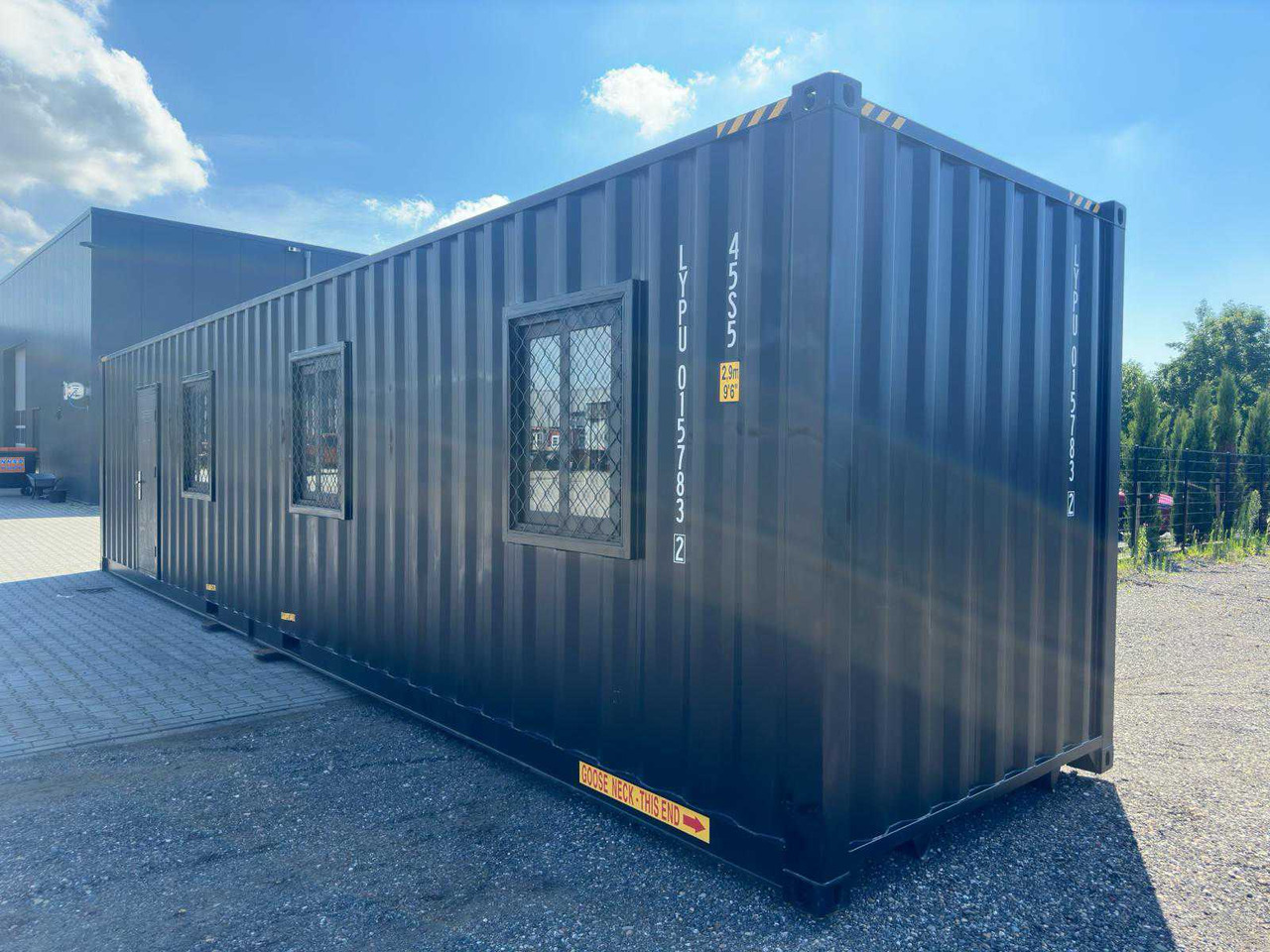 Rhino-Cross-Containers 1 Deur en 3 Ramen Zwart - 건설 컨테이너 : 사진 1 Rhino-Cross-Containers 1 Deur en 3 Ramen Zwart - 건설 컨테이너 : 사진 1