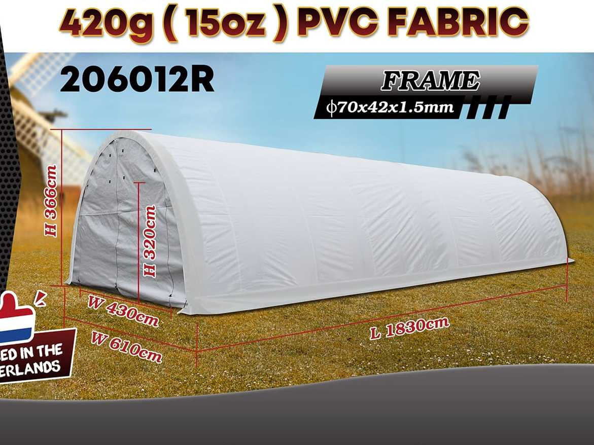 Rhino-Cross-Shelter 206012R - 18,3x6,1x3,66 m - 저장 탱크 : 사진 2 Rhino-Cross-Shelter 206012R - 18,3x6,1x3,66 m - 저장 탱크 : 사진 2