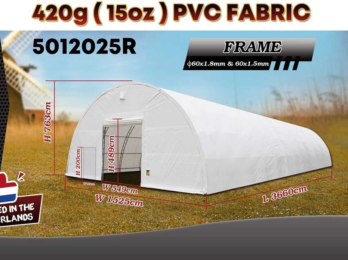 Rhino-Cross-Shelter 5012025R - 36,6x15,25x7,625 m - 저장 탱크 : 사진 2 Rhino-Cross-Shelter 5012025R - 36,6x15,25x7,625 m - 저장 탱크 : 사진 2