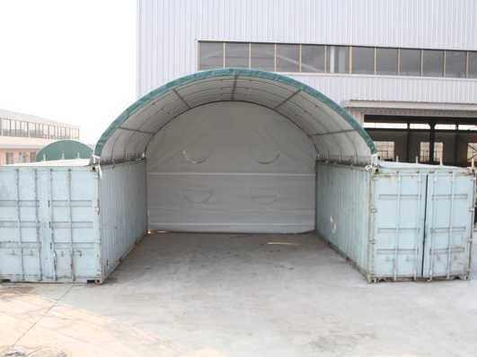 Stahlworks 20ft 6x6 meter met eind zeil - 저장 탱크 : 사진 1 Stahlworks 20ft 6x6 meter met eind zeil - 저장 탱크 : 사진 1