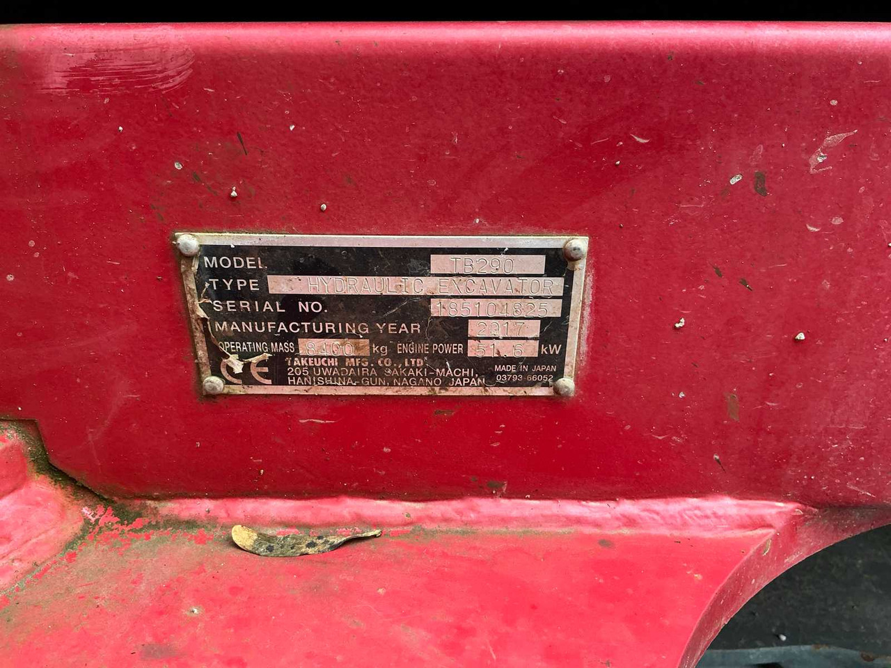 미니 굴삭기 Takeuchi TB290 : 사진 24