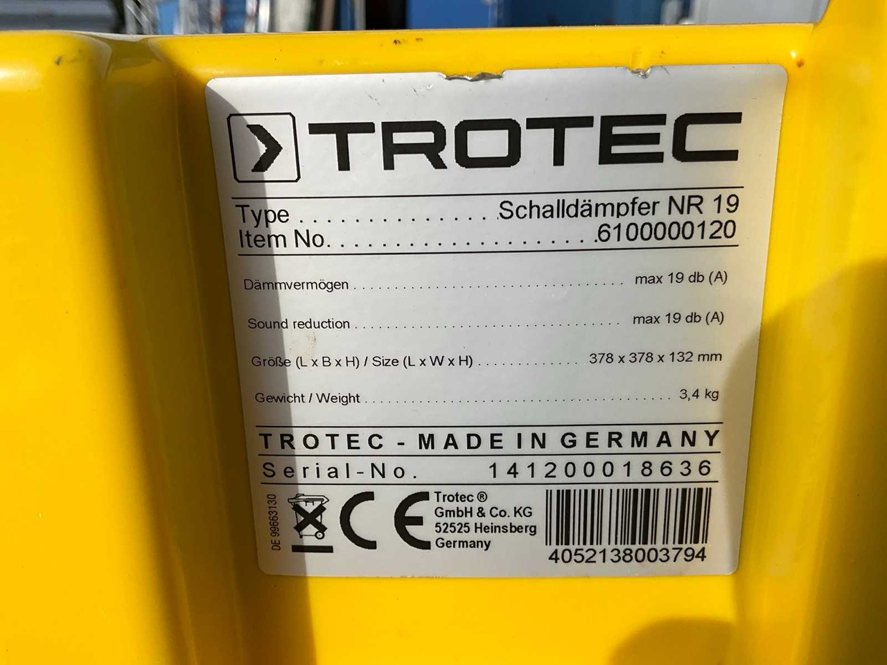 건설용 히터 Trotec NR19 / Multi Qube / Qube / Hepa filter : 사진 25 건설용 히터 Trotec NR19 / Multi Qube / Qube / Hepa filter : 사진 25