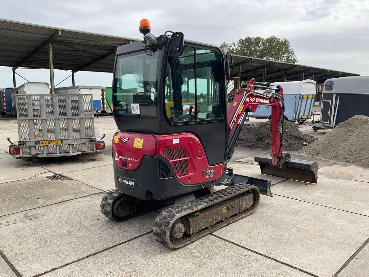Yanmar SV22 - 미니 굴삭기 : 사진 5 Yanmar SV22 - 미니 굴삭기 : 사진 5