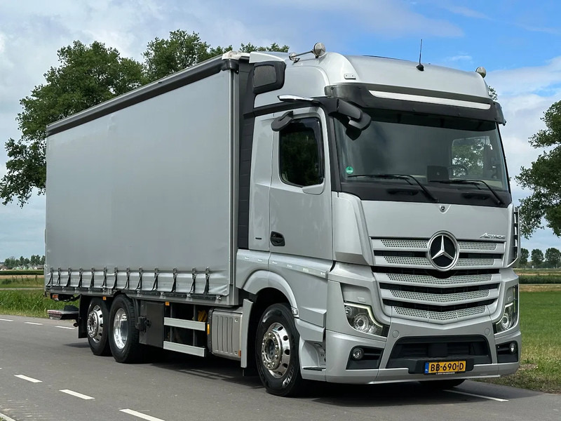 Mercedes-Benz Actros ACTROS 2545LL EURO6. 2021. Schuifzeil Bakwagen met Laadklep. - 커튼사이더 트럭 : 사진 2 Mercedes-Benz Actros ACTROS 2545LL EURO6. 2021. Schuifzeil Bakwagen met Laadklep. - 커튼사이더 트럭 : 사진 2