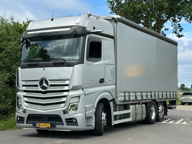 Mercedes-Benz Actros ACTROS 2545LL EURO6. 2021. Schuifzeil Bakwagen met Laadklep. - 커튼사이더 트럭 : 사진 1 Mercedes-Benz Actros ACTROS 2545LL EURO6. 2021. Schuifzeil Bakwagen met Laadklep. - 커튼사이더 트럭 : 사진 1